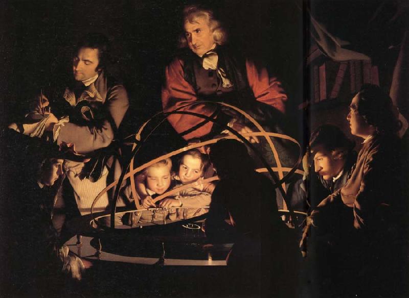 Joseph wright of derby A Philosopher giving a Lecture on the Orrery Sweden oil painting art